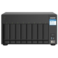 QNAP TS-832PX-4G 8-Bay NAS, AL324 64-bit quad-core 1.7GHz, 4GB DDR4 SODIMM RAM(1 x 4GB, max 16GB), 8 x 3.5"/ 2.5" drive slots, 2