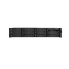 QNAP TS-855eU-RP-8G, 2U short-depth rackmount NAS with 8-core computing power, Intel Atom C5125 8-core processor, 2.8GHz, 8 GB S