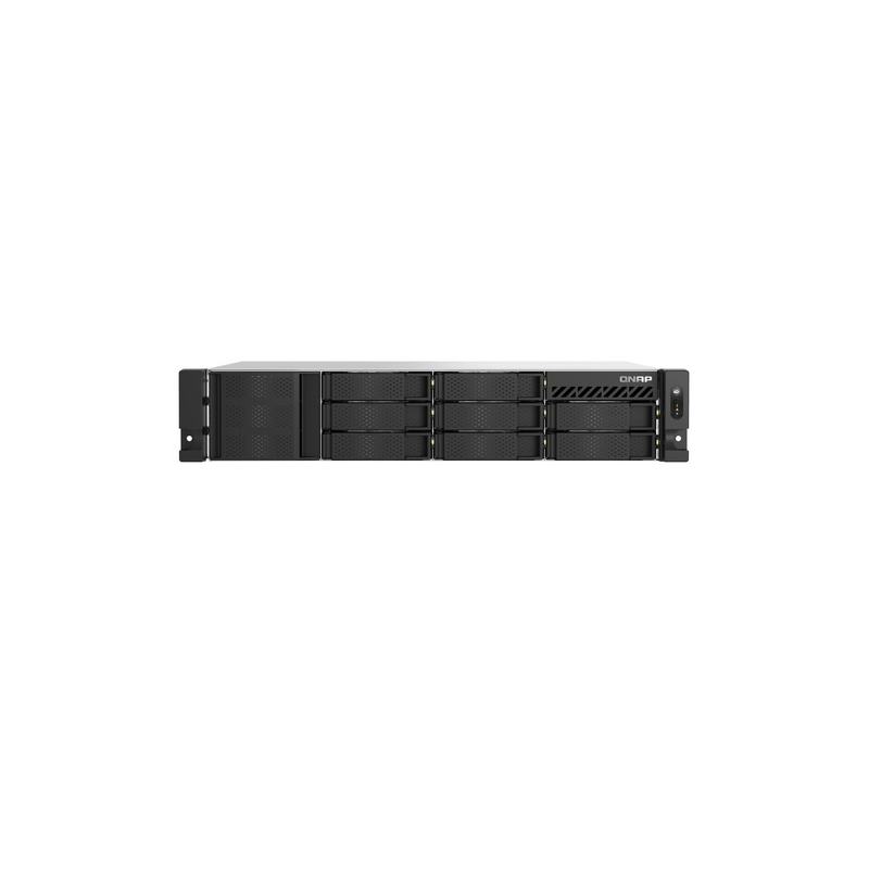 QNAP TS-855eU-8G, 2U short-depth rackmount NAS with 8-core computing power, Intel Â® AtomÂ® C5125 8-core processor, 2.8GHz, 8 GB