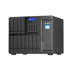QNAP TS-1655-8G, Intel Atom C5125 8-core processor, 2.8GHz, 8 GB UDIMM DDR4 (max 128GB), 12 x 3.5-inch + 4 x 2.5-inch SATA 6Gb/s