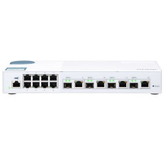 QNAP QSW-M408-4C 8-Port GbE RJ45 & 4-Port 10GbE SFP+ Combo Managed Switch