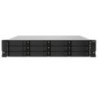 QNAP TS-1232PXU-RP-4G 12-Bay 2U rackmount NAS Cortex-A57 quad-core 1.7GHz CPU, 4GB DDR4 UDIMM RAM (max 16GB), SATA 6Gb/s, redund
