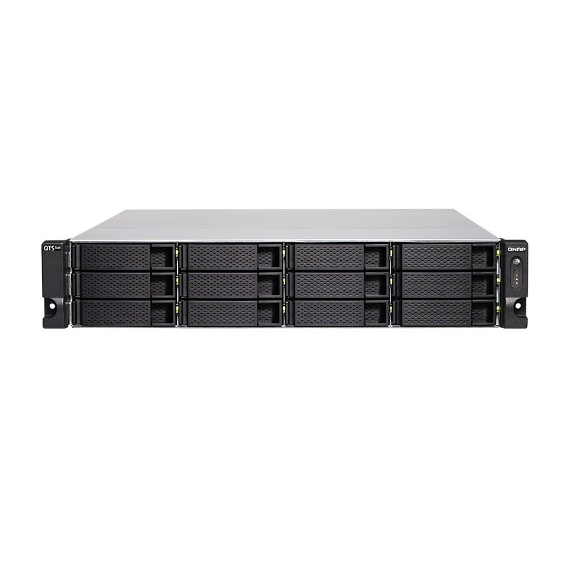 QNAP TS-h1277XU-RP-3700X-128G,AMD Ryzenâ„¢ 7 3700X 8 cores/16 threads 3.4 GHz processor (Turbo Core 4.4 GHz), 128 GB DDR4 memory