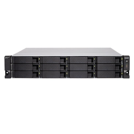 QNAP TS-h1277XU-RP-3700X-128G,AMD Ryzenâ„¢ 7 3700X 8 cores/16 threads 3.4 GHz processor (Turbo Core 4.4 GHz), 128 GB DDR4 memory