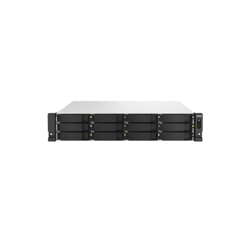 QNAP TS-h1887XU-RP-E2334-16G,18-Bay 2U rackmount NAS, IntelÂ® XeonÂ® E-2334 4 cores / 8 threads 3.4 GHz processor (boost up to 4