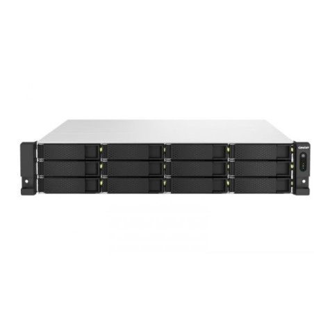 QNAP TS-h1887XU-RP-E2334-16G,18-Bay 2U rackmount NAS, IntelÂ® XeonÂ® E-2334 4 cores / 8 threads 3.4 GHz processor (boost up to 4
