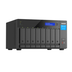 QNAP TVS-h874-i7-32G, 8-bay QuTS hero NAS, Intel Core i7 12-core (8P+4E) /20-thread Processor, 32GB SO-DIMM  DDR4(max.64GB), 8 x