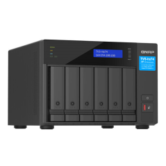 QNAP 6-Bay Nas (No Disk) Intel 4-Core 2.5Ghz - 16GB - 2.5GBe(2) - M.2(2) - Pcie - Twr - 3Yr Wty