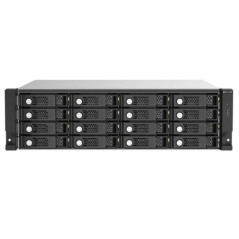 QNAP TL-R1620Sep-RP 16-bay 3U rackmount SAS 12Gbps JBOD expansion enclosure with SAS expander, 2.5"/3.5" SAS 12Gbps & SAS/SATA 6