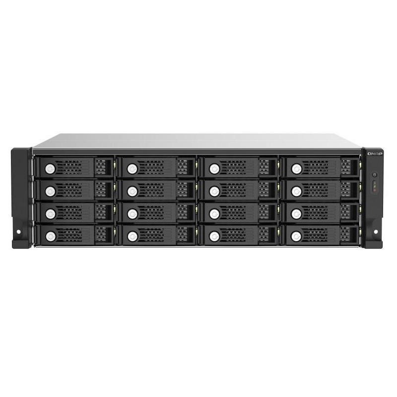 QNAP TL-R1620Sep-RP 16-bay 3U rackmount SAS 12Gbps JBOD expansion enclosure with SAS expander, 2.5"/3.5" SAS 12Gbps & SAS/SATA 6