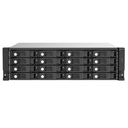 QNAP TL-R1620Sep-RP 16-bay 3U rackmount SAS 12Gbps JBOD expansion enclosure with SAS expander, 2.5"/3.5" SAS 12Gbps & SAS/SATA 6