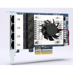 QNAP quad-port 5GbE multi-Gig expansion card;Aquantia AQC111C;Gen3 x 4;low profile [QXG-5G4T-111C]