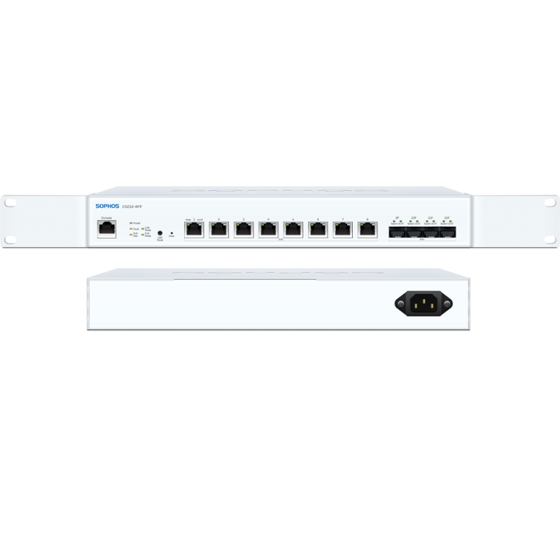 Sophos CS210-8FP Sophos Switch - 8 port (8x2.5G) with Full PoE  - AU power cord