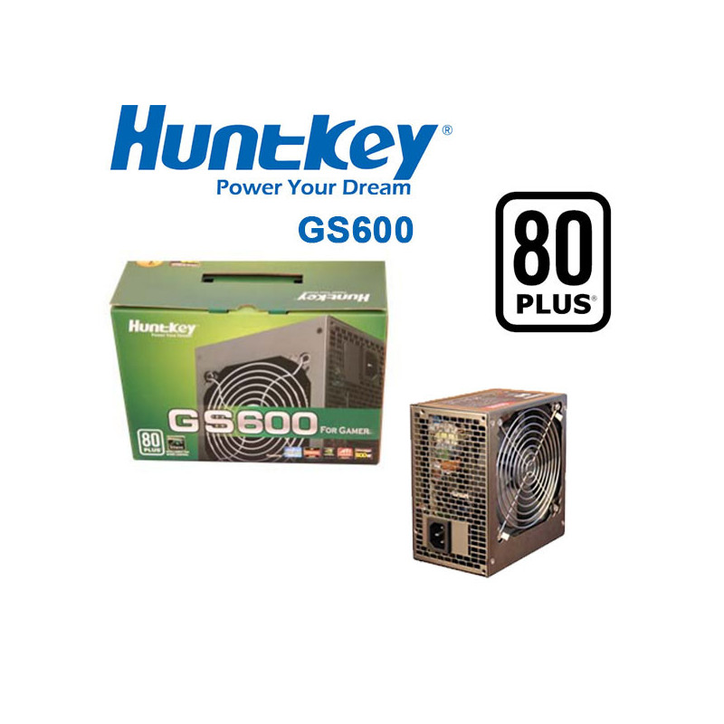 HUNTKEY GS600 POWER SUPPLY 600W 80 PLUS SILENT