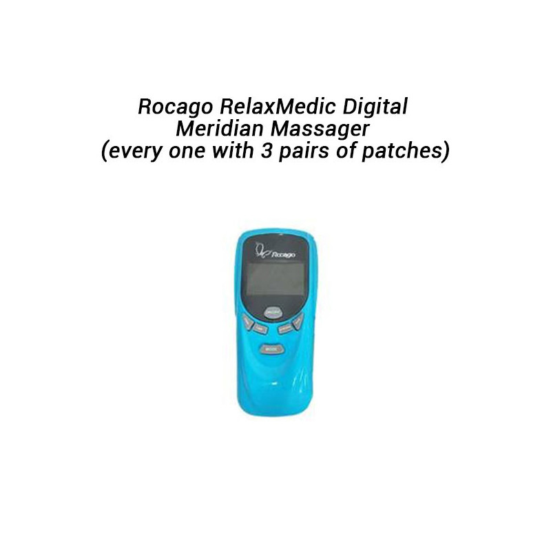 Rocago RelaxMedic Digital Meridian Massager (every one with 3 pairs of patches)