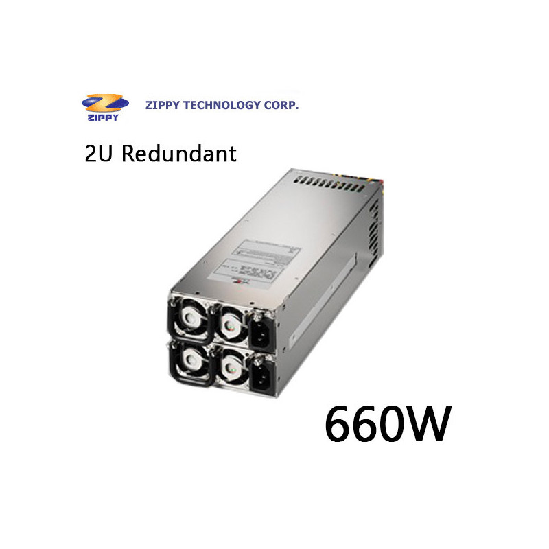 ZIPPY 2U REDUNDANT PSU 660W G1W2-5660V3V