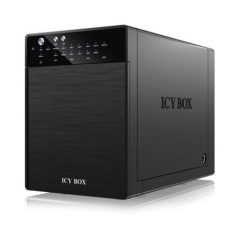 ICY BOX External 4 bay RAID System for 3.5" SATA I / II / III hard disks with USB 3.0 and eSATA  (IB-RD3640SU3)