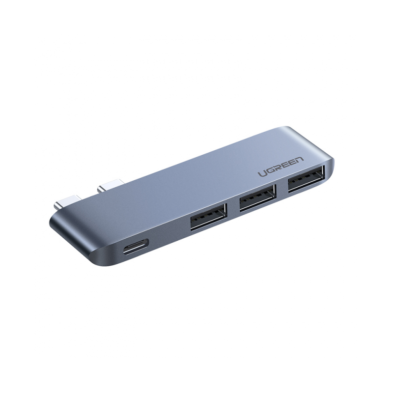 UGREEN 60564 Dual USB-C to USB3.0x3 + USB-C Adaptor