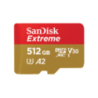 SanDisk 512GB Extreme microSDXC UHS-I Card SDSQXAV-512G-GN6MN