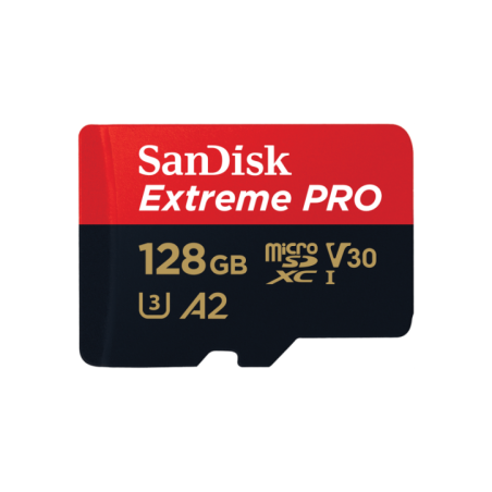 SanDisk 128GB Extreme PRO microSDXC UHS-I Card SDSQXCD-128G-GN6MA