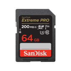SanDisk 64GB Extreme PRO SDHC And SDXC UHS-I Card SDSDXXU-064G-GN4IN
