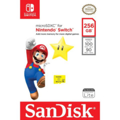 SanDisk 256GB Nintendo-Licensed microSD Card for Nintendo Switch SDSQXAO-256G-GN3ZN