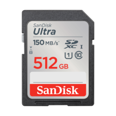 SanDisk 512GB Ultra SDXC UHS-I Card (SDSDUNC-512G-GN6IN)