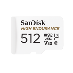 SanDisk 512GB High Endurance microSD Card (SDSQQNR-512G-GN6IA)