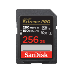 SanDisk 256GB Extreme PRO SDXC UHS-II Card (SDSDXEP-256G-GN4IN)