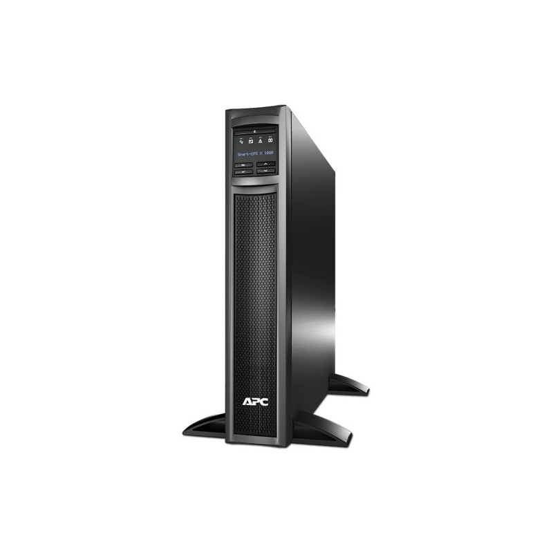 APC SMART UPS (SMX), 1000VA, IEC(8), EXT BATT(0/10), SMART SLOT, LCD, 2U RACK/TWR, 3YR