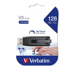 Store n Go V3 USB 3.0 Dr 128G (Grey)
