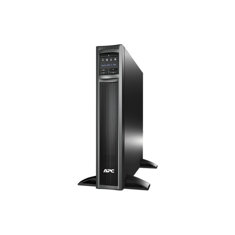 APC SMART UPS (SMX), 750VA, IEC(8), EXT BATT(0/10), SMART SLOT, LCD, 2U RACK/TWR, 3YR