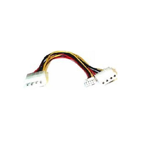 8ware Power Splitter to Hard & FDD + Floppy drv 1x Molex (Female) to 2x Molex (Male) + 1x Floppy (Female) 30cm cable