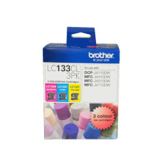 LC133 COLOUR VALUE PACK 1XCYAN 1X MAGENTA 1X YELLOW