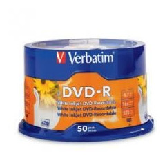 Verbatim DVD-R 50pack InkJet Printable