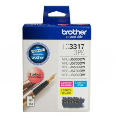 LC3317 COLOUR VALUE PACK 1XCYAN 1X MAGENTA 1X YELLOW