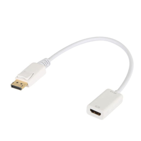8ware DisplayPort DP to HDMI Male to Female Adapter Cable High-resolution suppor 20cm Length Use for movies, presentations, phot