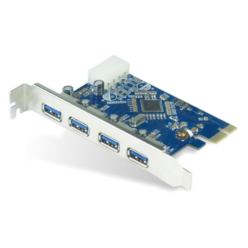 Astrotek 4x Ports USB 3.0 PCIe PCI Express Add-on Card Adapter 5Gbps Windows XP/7/8/10 Server 2008 & later Renesas 720201 Chipse