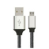 Astrotek 2m Micro USB Data Sync Charger Cable Cord Silver White Color for Samsung HTC Motorola Nokia Kndle Android Phone Tablet 