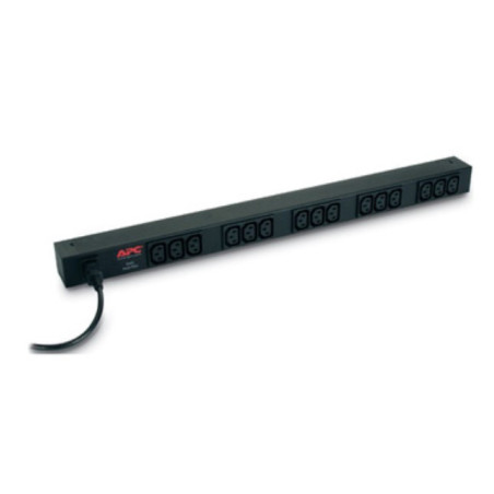 APC BASIC VERTICAL PDU, 240V, 10A, 2.3KW, C13(15), IEC-320, 2YR