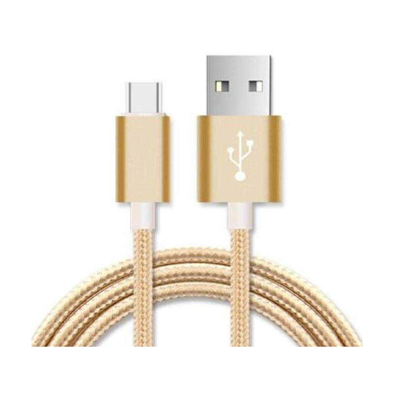 Astrotek 2m Micro USB Data Sync Charger Cable Cord Gold Color for Samsung HTC Motorola Nokia Kndle Android Phone Tablet & Device