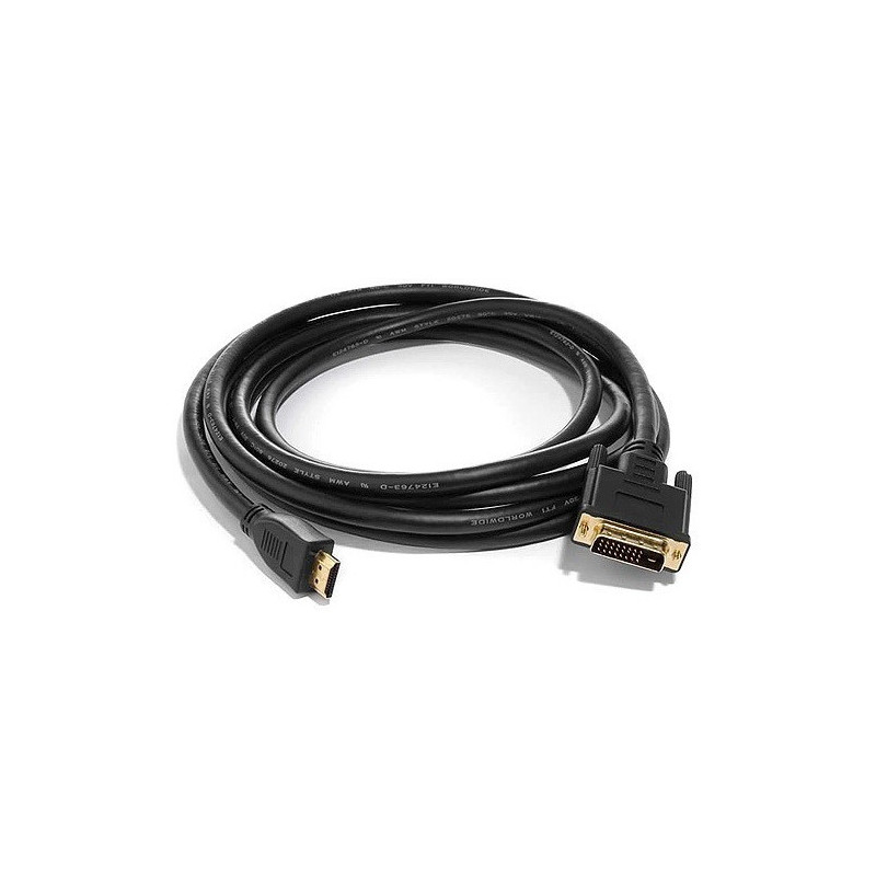 8ware HDMI to DVI-D Adapter Converter Cable 3m - Male to Male 30AWG Gold Plated PVC Jacket for PS4 PS3 Xbox 360 Monitor PC Compu