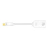 Mini Display Port (M ) to Display Port (F) cable - 15cm (LS)