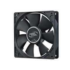 DeepCool XFAN 120 120mm Hydro Bearing Case Fan 3 Pin / Molex Connector, Black Stealth Appearance, Ideal for System Builds, Low R
