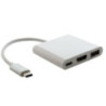 Astrotek USB 3.1 Type-C USB-C to USB-C HDMI USB-A  Hub Adapter Converter Cable Male to Female 4K 30Hz for Apple MacBook Chromebo