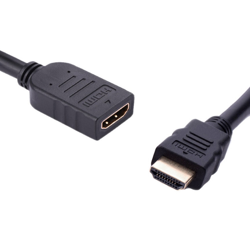 8Ware 2m HDMI Extension Cable Male to Female High Speed 4K*2K@30Hz 30AWG Extender Adapter PC Computer Smart Set-Top Box DVD Play