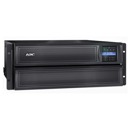 APC SMART-UPS (SMX), 2200VA, IEC(8), EXT BATT(0/10), SMART SLOT, LCD, 4U RACK/TWR, 3YR