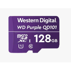 Western Digital WD Purple 128GB MicroSDXC Card 24/7 -25Â°C to 85Â°C Weather Humidity Resistant for Surveillance IP Cameras mDVRs