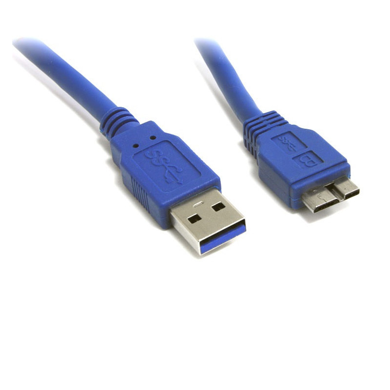 8Ware USB 3.0 to Micro USB Cable 3m Type A to Type B Male to Male for Charging or Data Sync Mobile Devices Phone Tablet PDA GPS