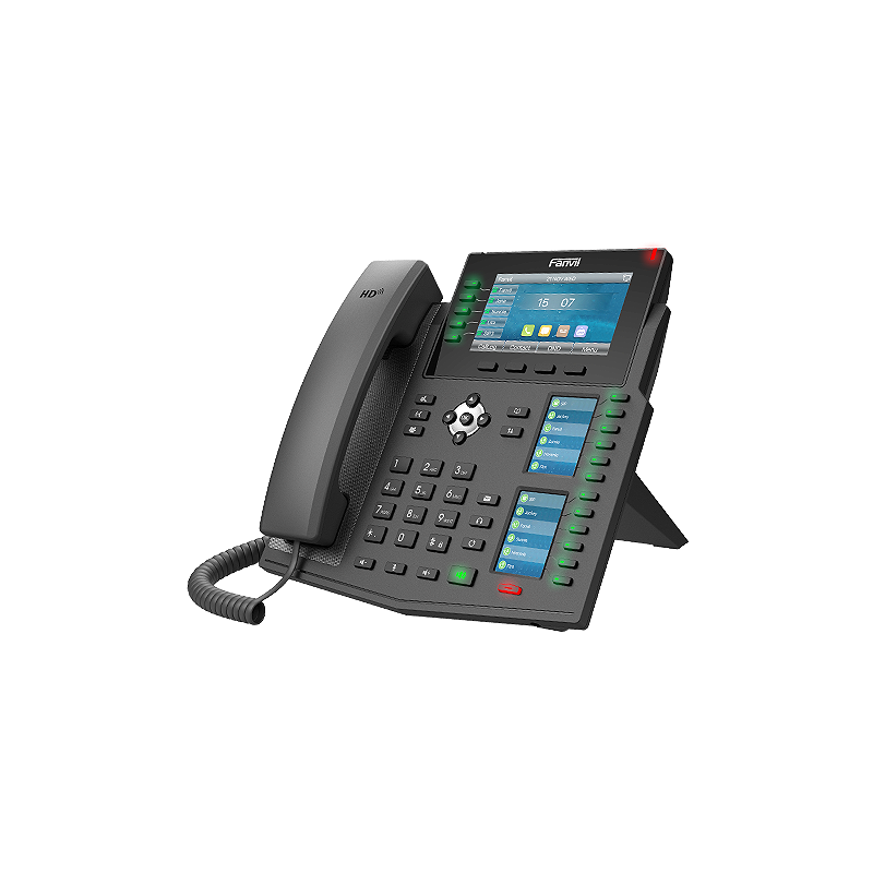 Fanvil X6U Enterprise IP Phone - 4.3' (Video) Colour Screen, 20 Lines, 60 x DSS Buttons, Dual Gigabit NIC, Built in Bluetooth, *
